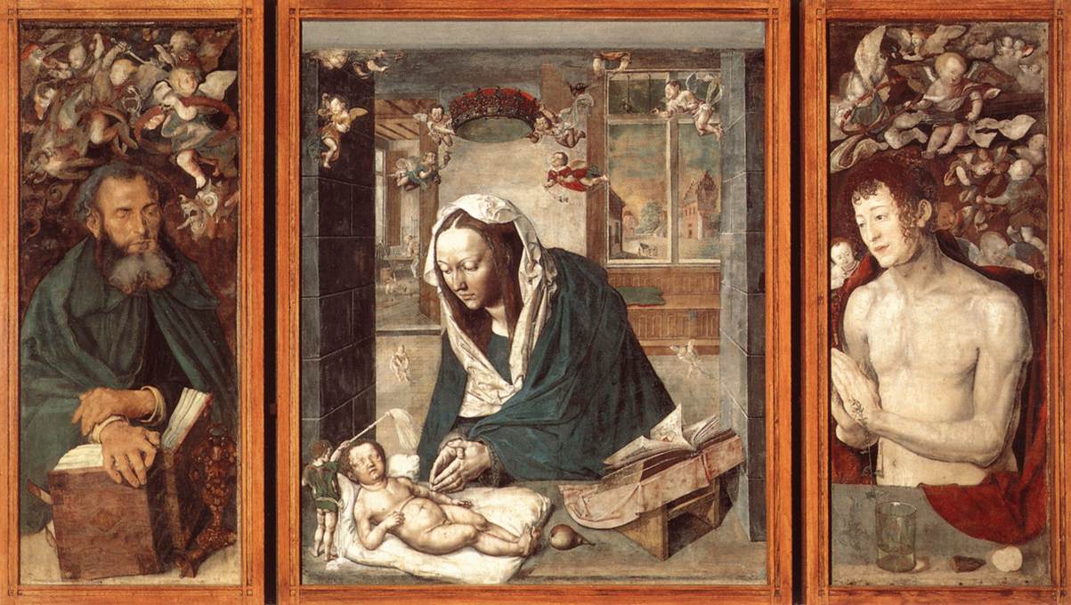 Retable de Dresde - Albrecht Dürer - Reproductions de tableaux et peintures haut de gamme