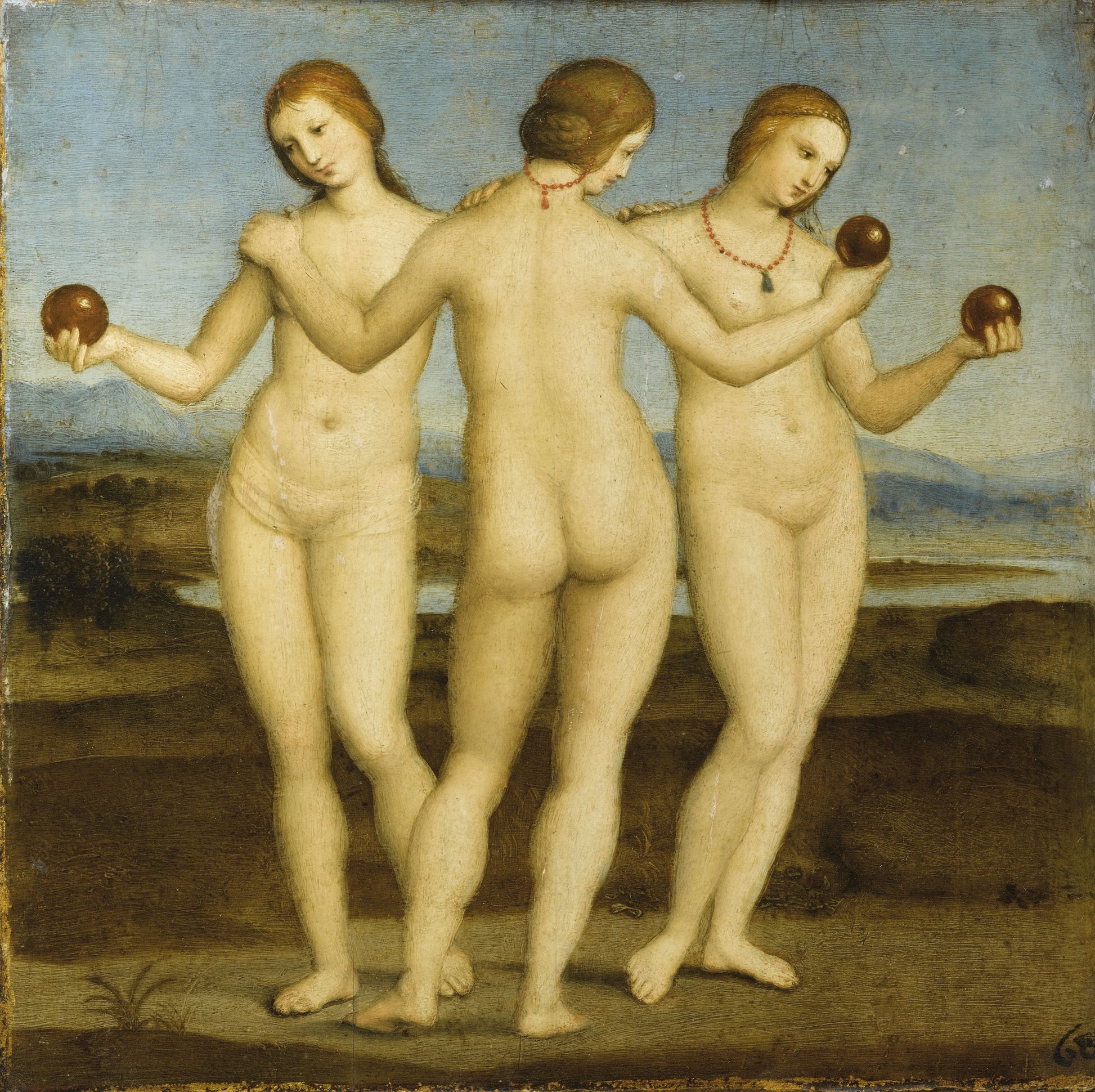 Les Trois Grâces - Raphaël (peintre) - Reproductions de tableaux et peintures haut de gamme