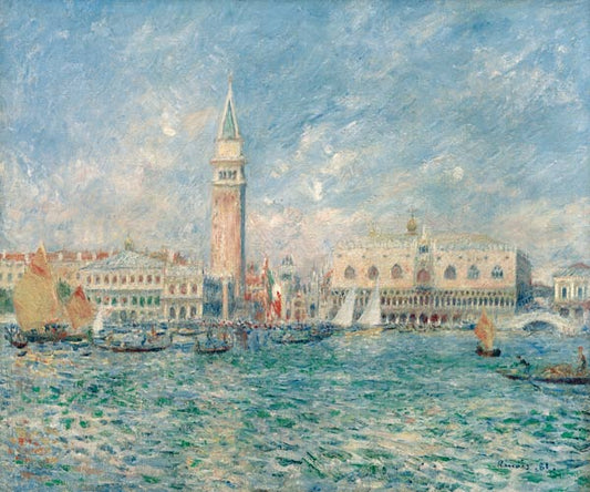 Venise (le palais des Doges) - Pierre-Auguste Renoir - Reproductions de tableaux et peintures haut de gamme