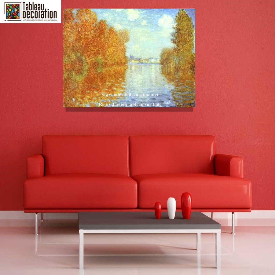 Tableau automne - Monet - Reproductions de tableaux et peintures haut de gamme