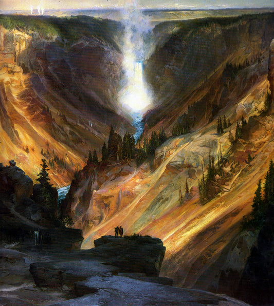 Canyon de Yellowstone - Thomas Moran - Reproductions de tableaux et peintures haut de gamme