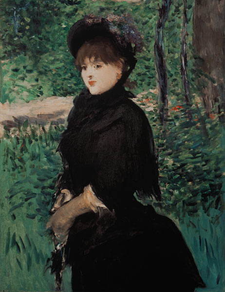 À la promenade - Edouard Manet - Reproductions de tableaux et peintures haut de gamme