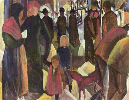 Adieu - August Macke - Reproductions de tableaux et peintures haut de gamme