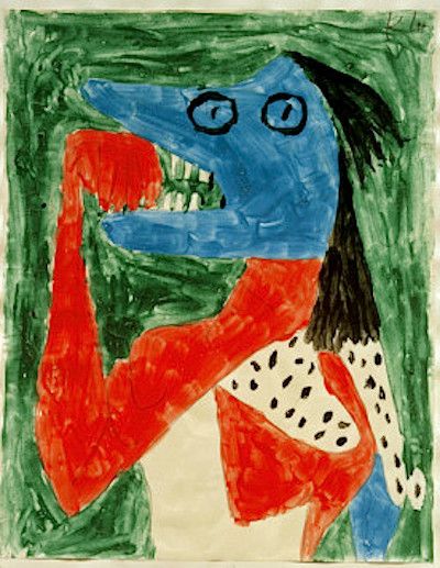 Fille affamée, 1939 - Paul Klee - Reproductions de tableaux et peintures haut de gamme