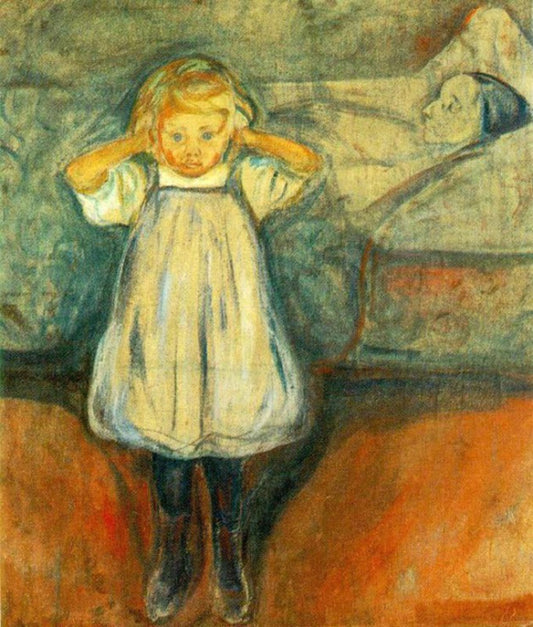 Mère morte et l'enfant - Edvard Munch - Reproductions de tableaux et peintures haut de gamme