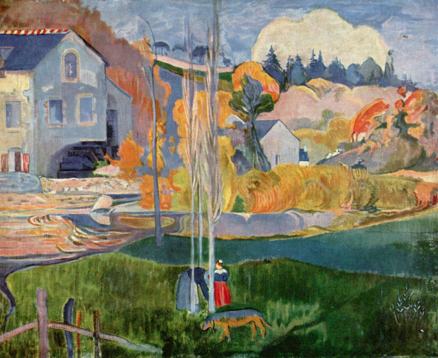 Paysage en Bretagne - Paul Gauguin - Reproductions de tableaux et peintures haut de gamme