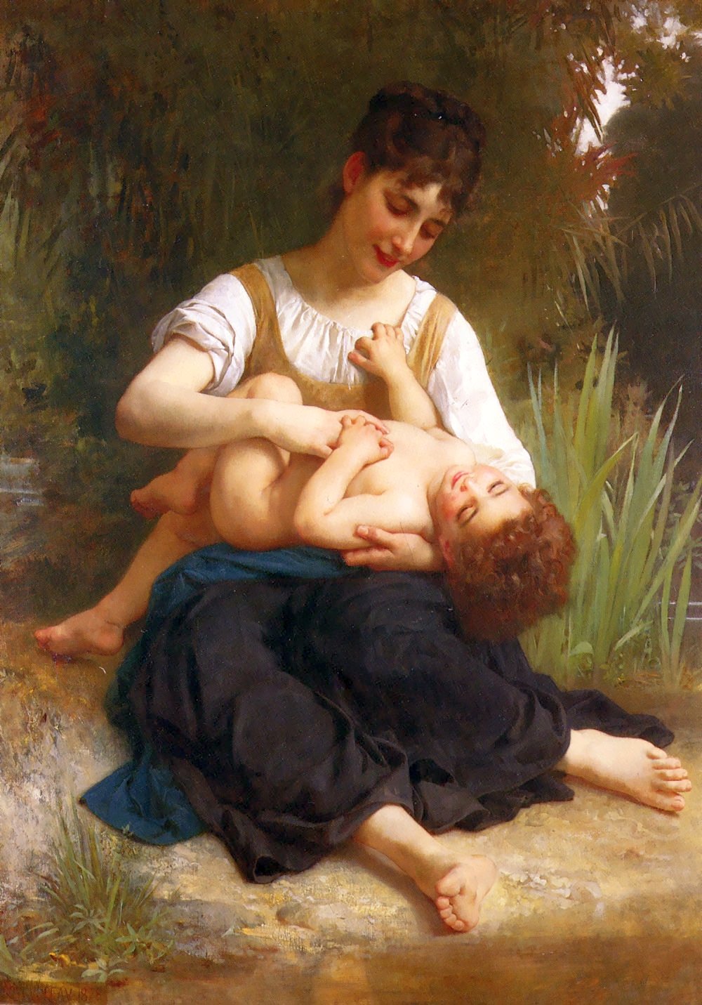 Adolphus Enfant et Adolescent - William Bouguereau - Reproductions de tableaux et peintures haut de gamme