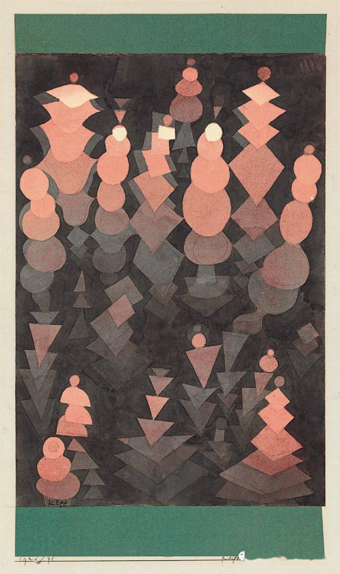 Maturation de la croissance - Paul Klee - Reproductions de tableaux et peintures haut de gamme