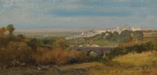 Albano, Italy (The Roman Campagna) - George Inness - Reproductions de tableaux et peintures haut de gamme