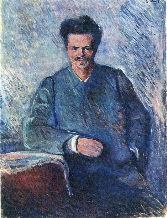 August Strindberg - Edvard Munch - Reproductions de tableaux et peintures haut de gamme