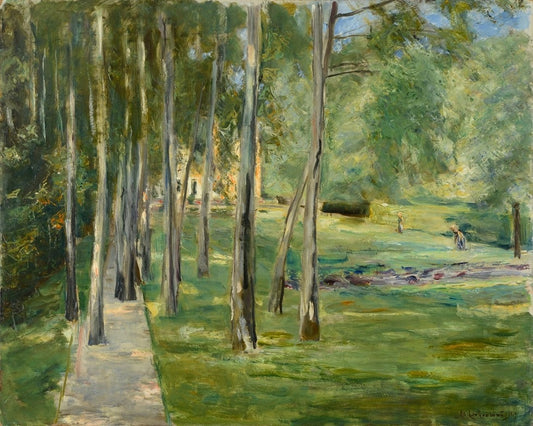 Maison à wannsee - Max Liebermann - Reproductions de tableaux et peintures haut de gamme