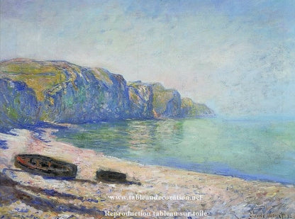 La Plage de Pourville - Reproduction de tableaux de Monet - Reproductions de tableaux et peintures haut de gamme