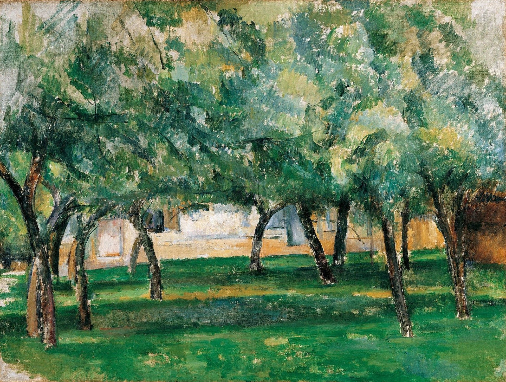 Ferme en Normandie - Paul Cézanne - Reproductions de tableaux et peintures haut de gamme