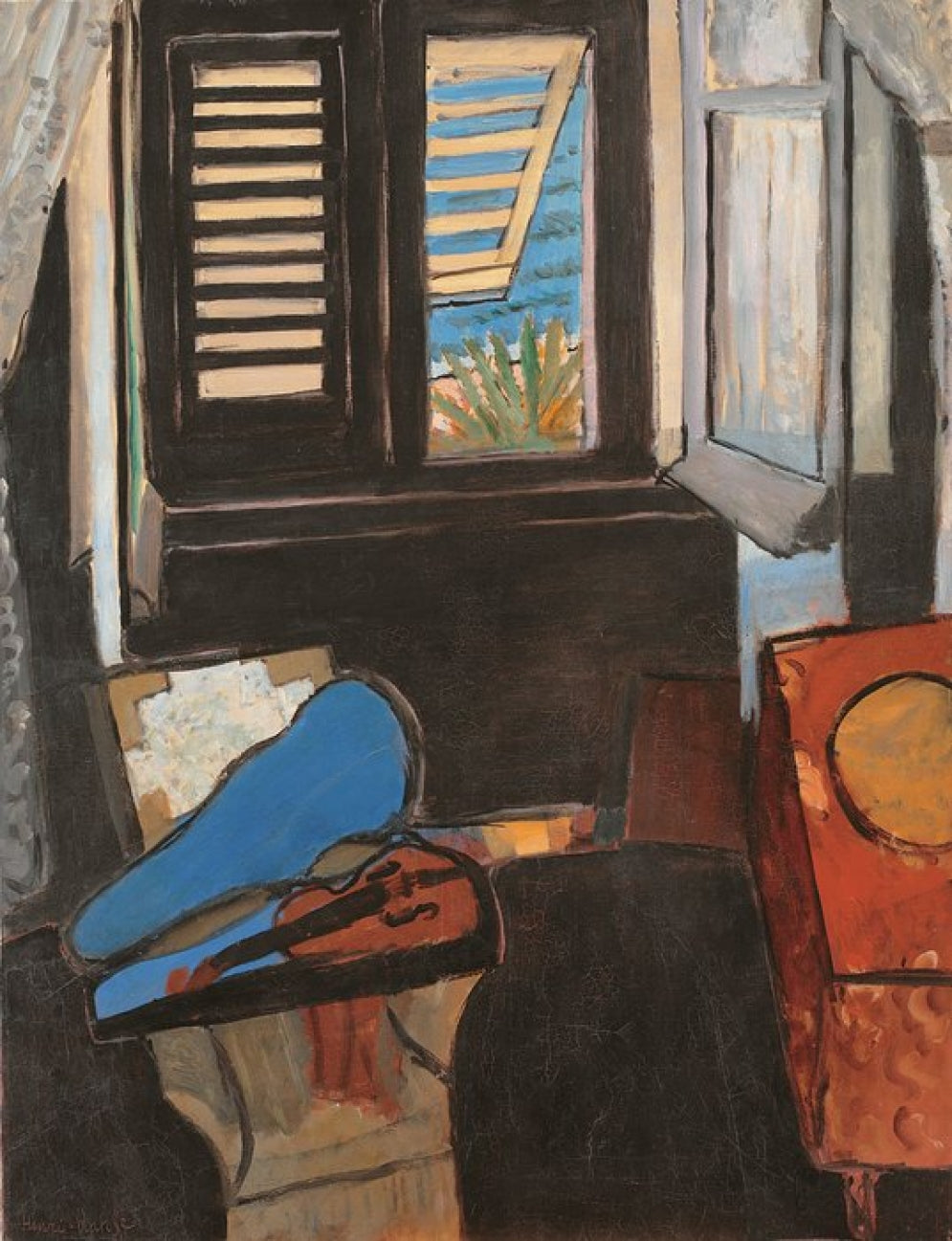 Intérieur avec violon - Matisse - Reproductions de tableaux et peintures haut de gamme