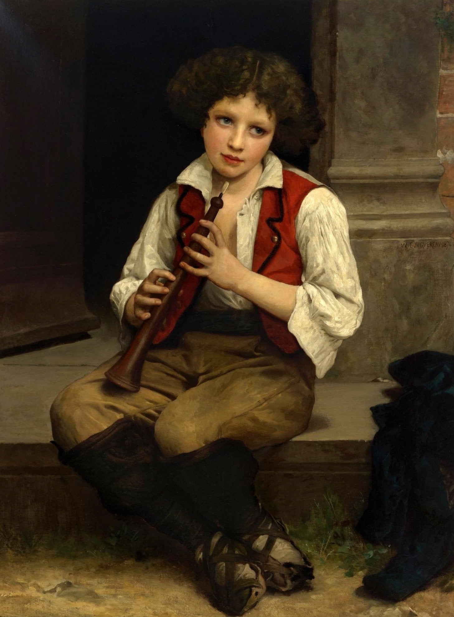 Pifferaro - William Bouguereau - Reproductions de tableaux et peintures haut de gamme