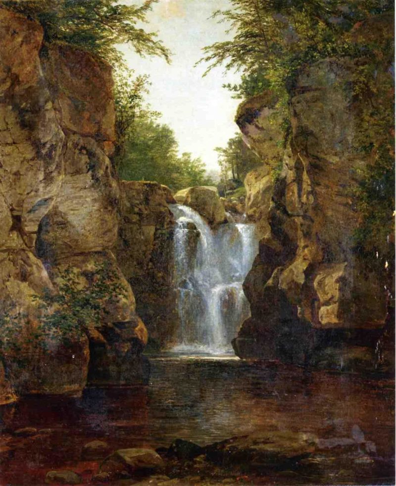 Bash Bish Falls - John Frederick Kensett - Reproductions de tableaux et peintures haut de gamme