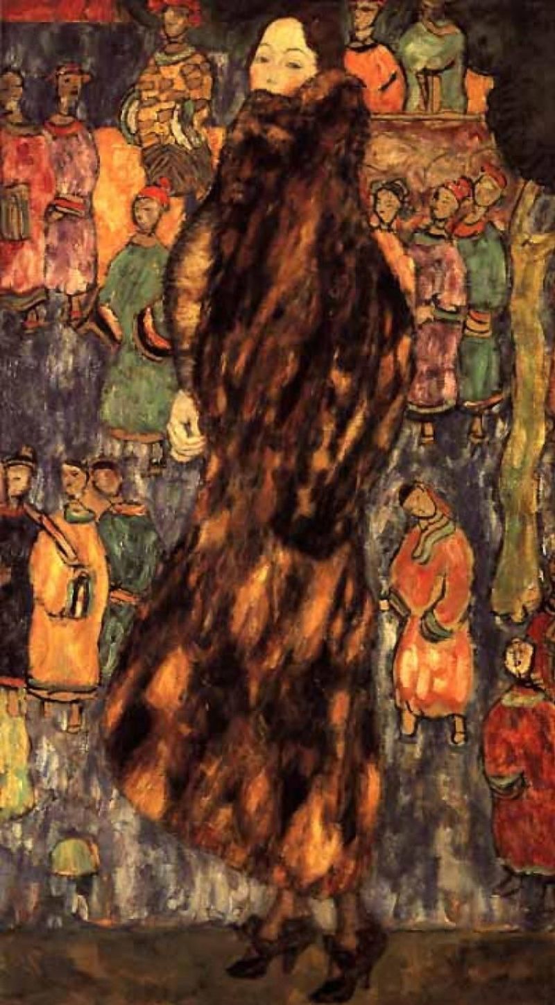 La fourrure du putois (inachevé) - Gustav Klimt - Reproductions de tableaux et peintures haut de gamme