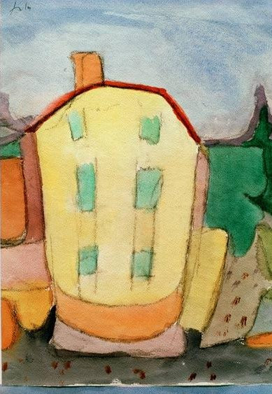 Portrait d'une maison, 1935 - Paul Klee - Reproductions de tableaux et peintures haut de gamme