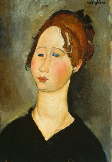 Femme bourguignonne - Amedeo Modigliani - Reproductions de tableaux et peintures haut de gamme