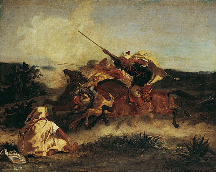 Fantaisie arabe - Eugène Delacroix - Reproductions de tableaux et peintures haut de gamme