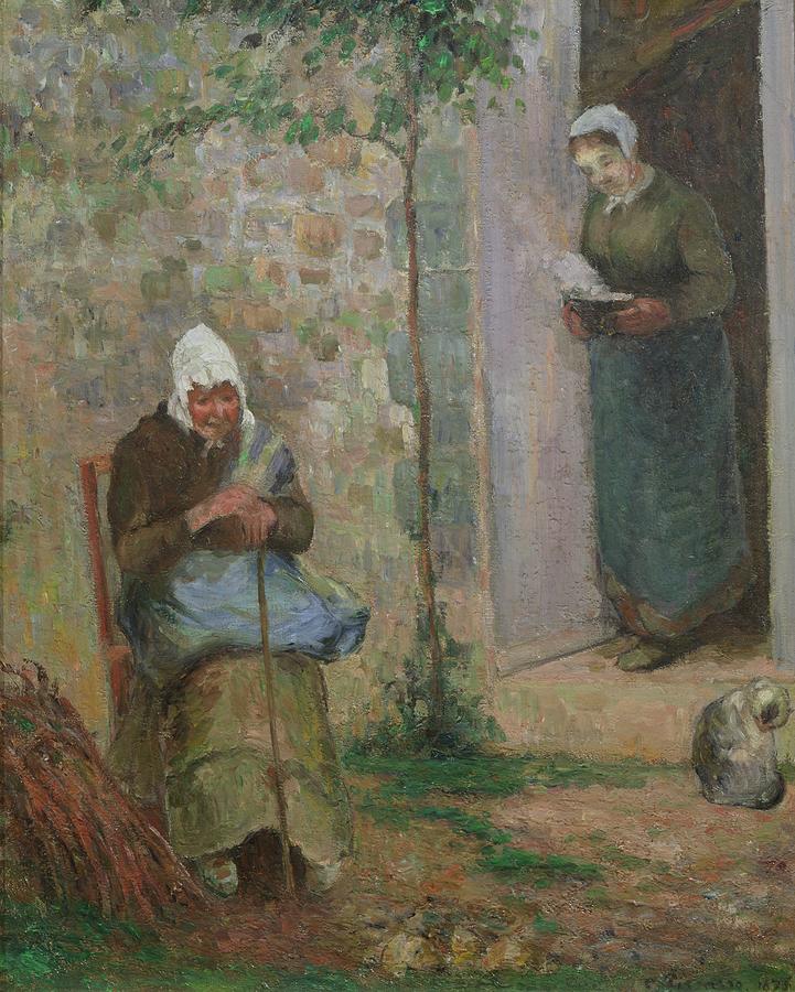 Charité - Camille Pissarro - Reproductions de tableaux et peintures haut de gamme