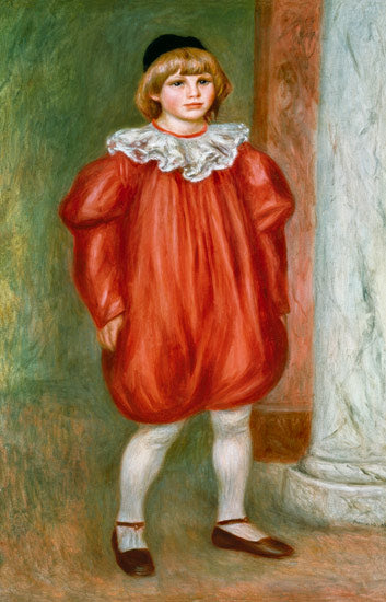 Le clown - Pierre-Auguste Renoir - Reproductions de tableaux et peintures haut de gamme