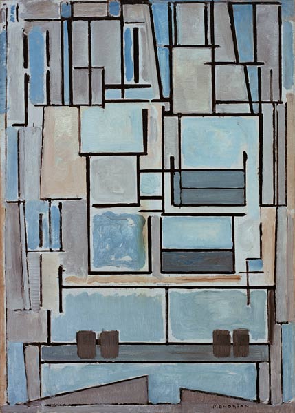 Composition n°VI - Mondrian - Reproductions de tableaux et peintures haut de gamme