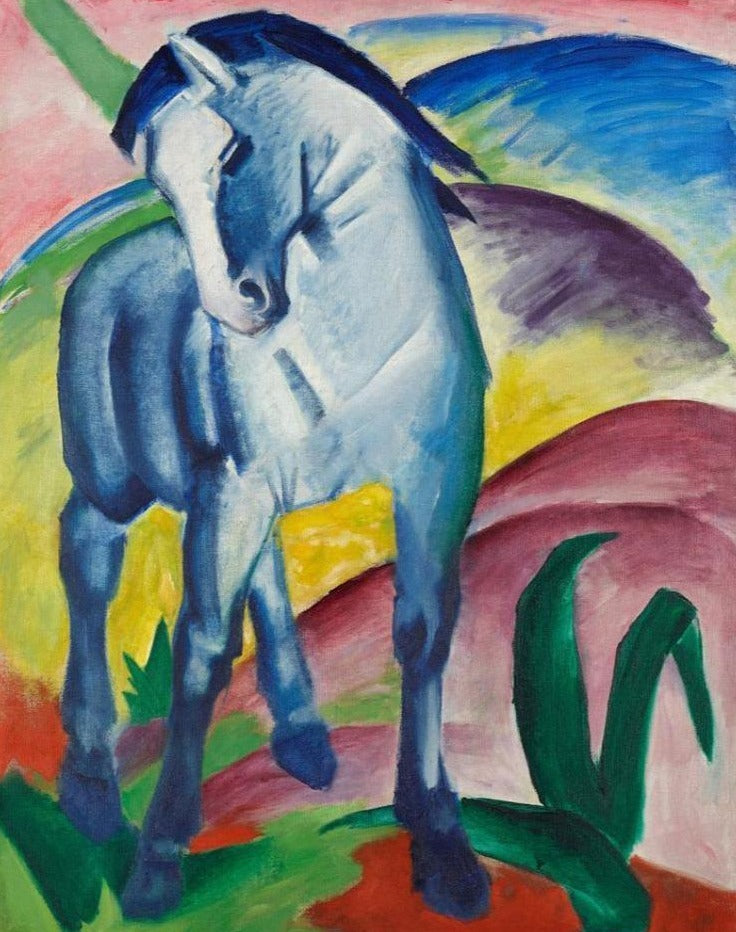 Cheval bleu I - Franz Marc - Reproductions de tableaux et peintures haut de gamme