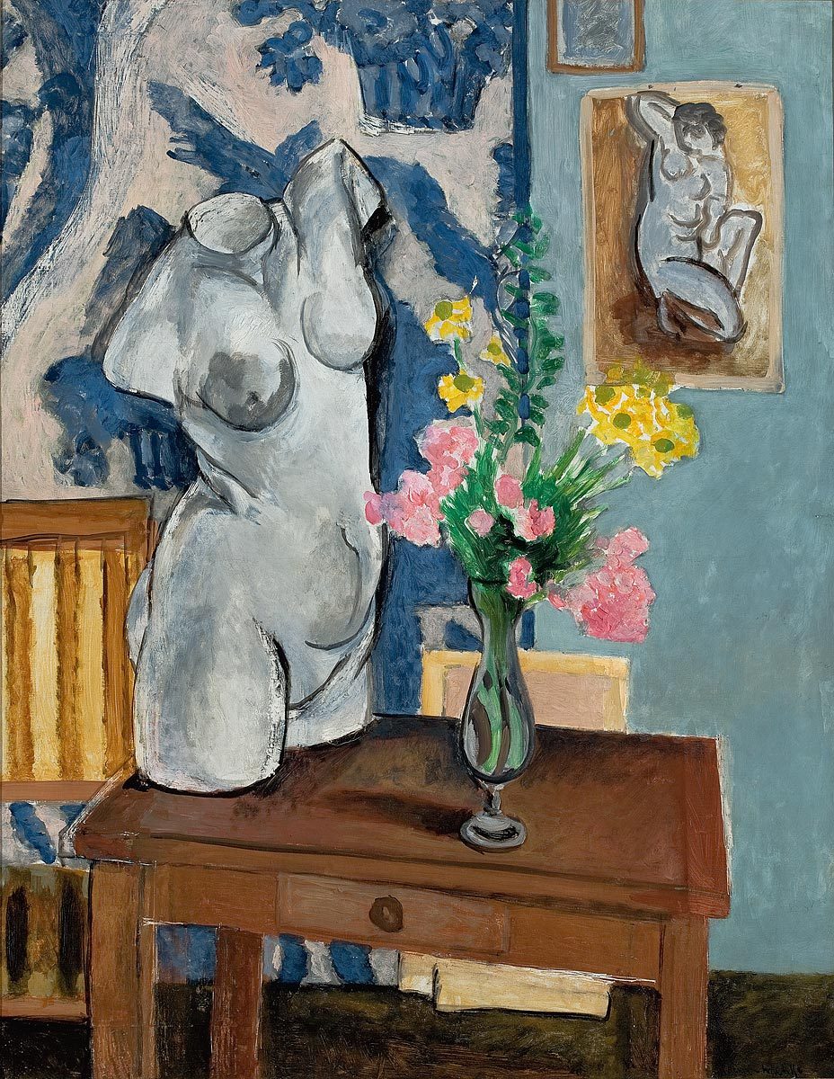 Figure en plâtre Bouquet de fleurs - Matisse - Reproductions de tableaux et peintures haut de gamme