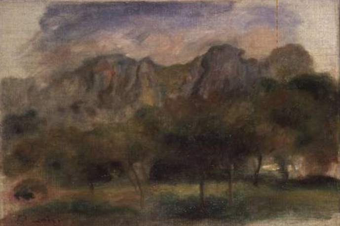 Les Alpilles - Pierre-Auguste Renoir - Reproductions de tableaux et peintures haut de gamme