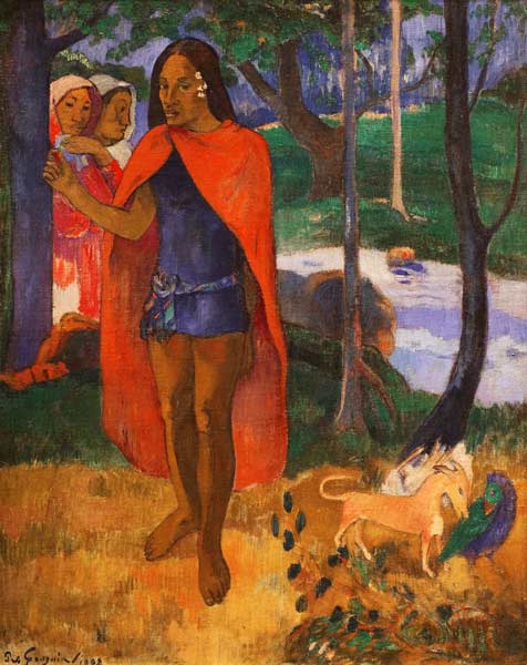 Le magicien des Hivaoa - Paul Gauguin - Reproductions de tableaux et peintures haut de gamme