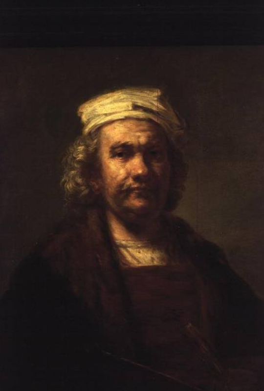 L'auto-portrait c.1660 - Rembrandt van Rijn - Reproductions de tableaux et peintures haut de gamme