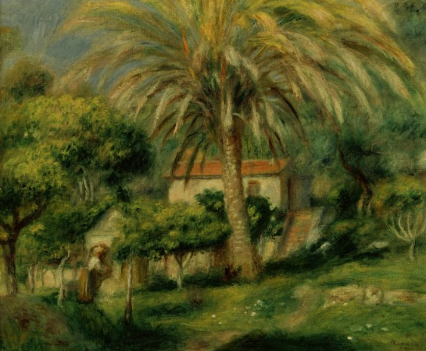 Palmiers - Pierre-Auguste Renoir - Reproductions de tableaux et peintures haut de gamme