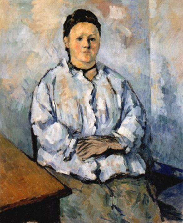 Madame Cézanne étant assise - Paul Cézanne - Reproductions de tableaux et peintures haut de gamme