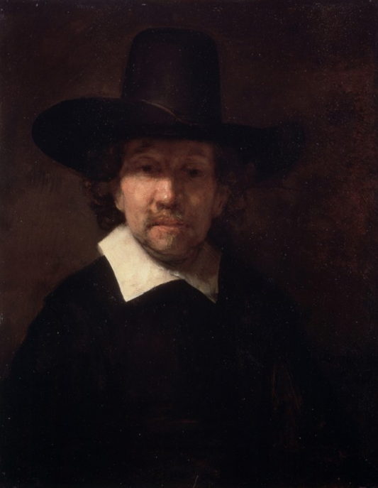 Portrait du poète Jeremias de Decker - Rembrandt van Rijn - Reproductions de tableaux et peintures haut de gamme