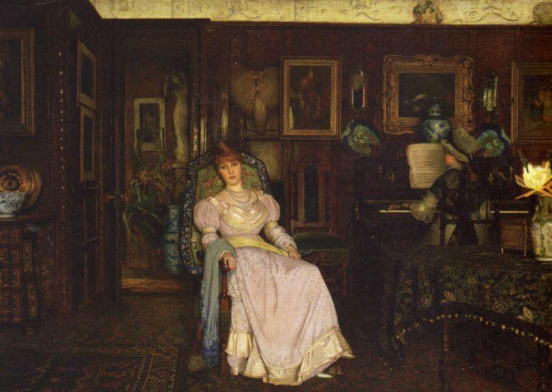 Dulce Domum - John atkinson grimshaw - Reproductions de tableaux et peintures haut de gamme