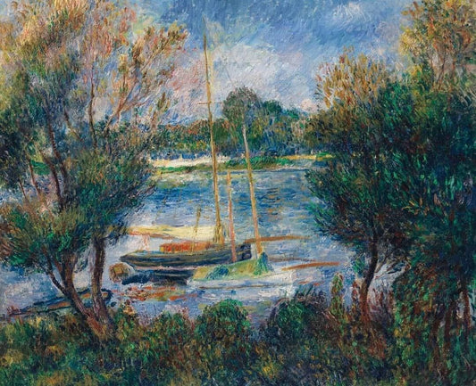 La Seine à Argenteuil de Pierre-Auguste Renoir - Reproductions de tableaux et peintures haut de gamme