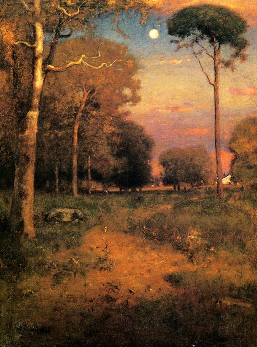 Early Moonrise, Florida - George Inness - Reproductions de tableaux et peintures haut de gamme