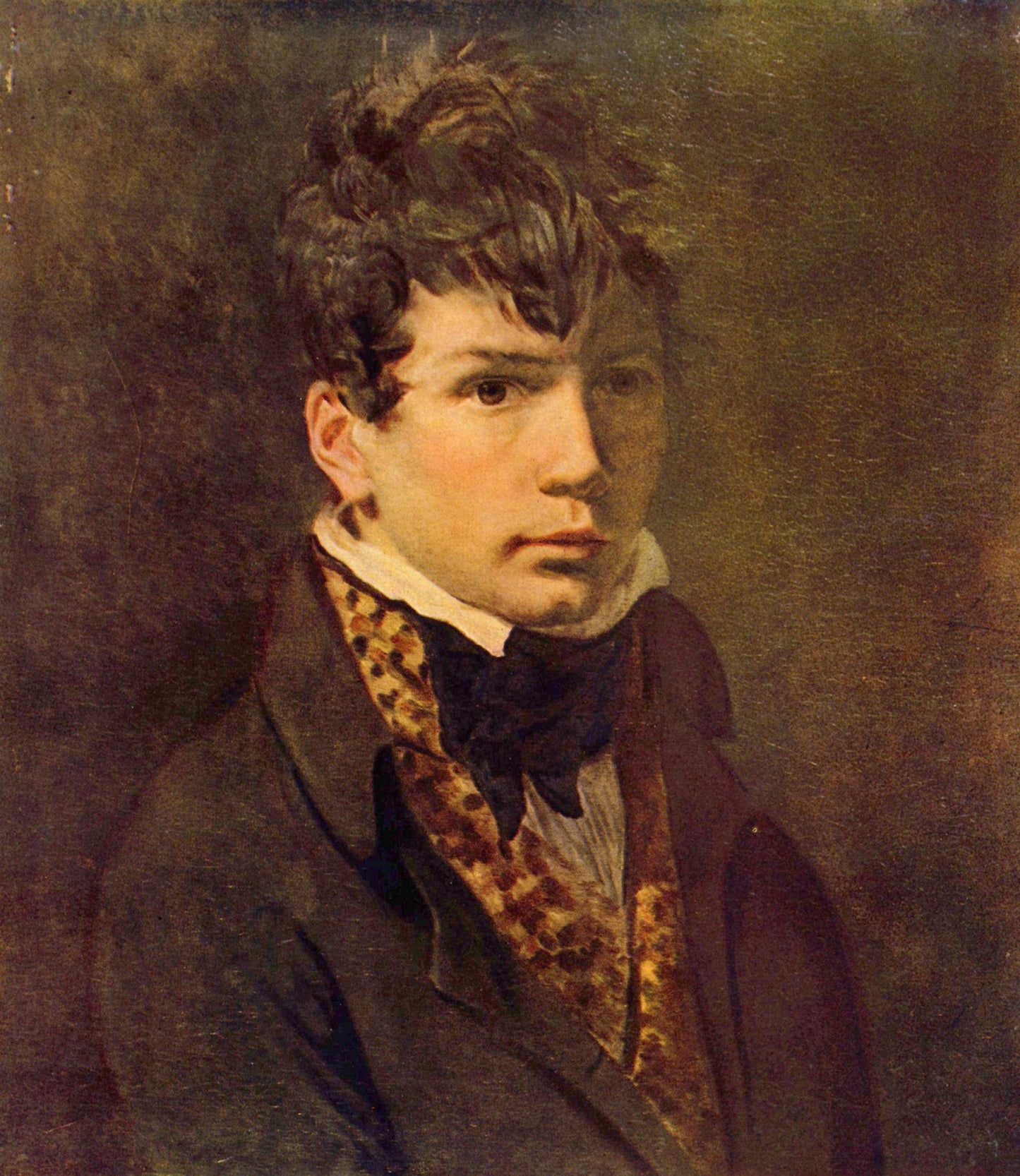 Portrait d'un jeune homme - Jacques-Louis David - Reproductions de tableaux et peintures haut de gamme