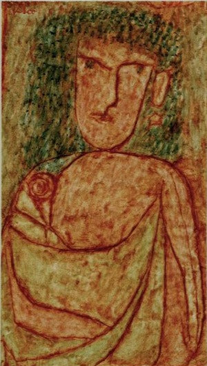 Homme-femme (d'après une perte) - Paul Klee - Reproductions de tableaux et peintures haut de gamme