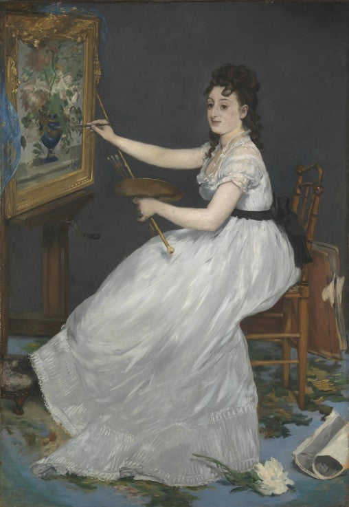 Eva Gonzalès - Edouard Manet - Reproductions de tableaux et peintures haut de gamme