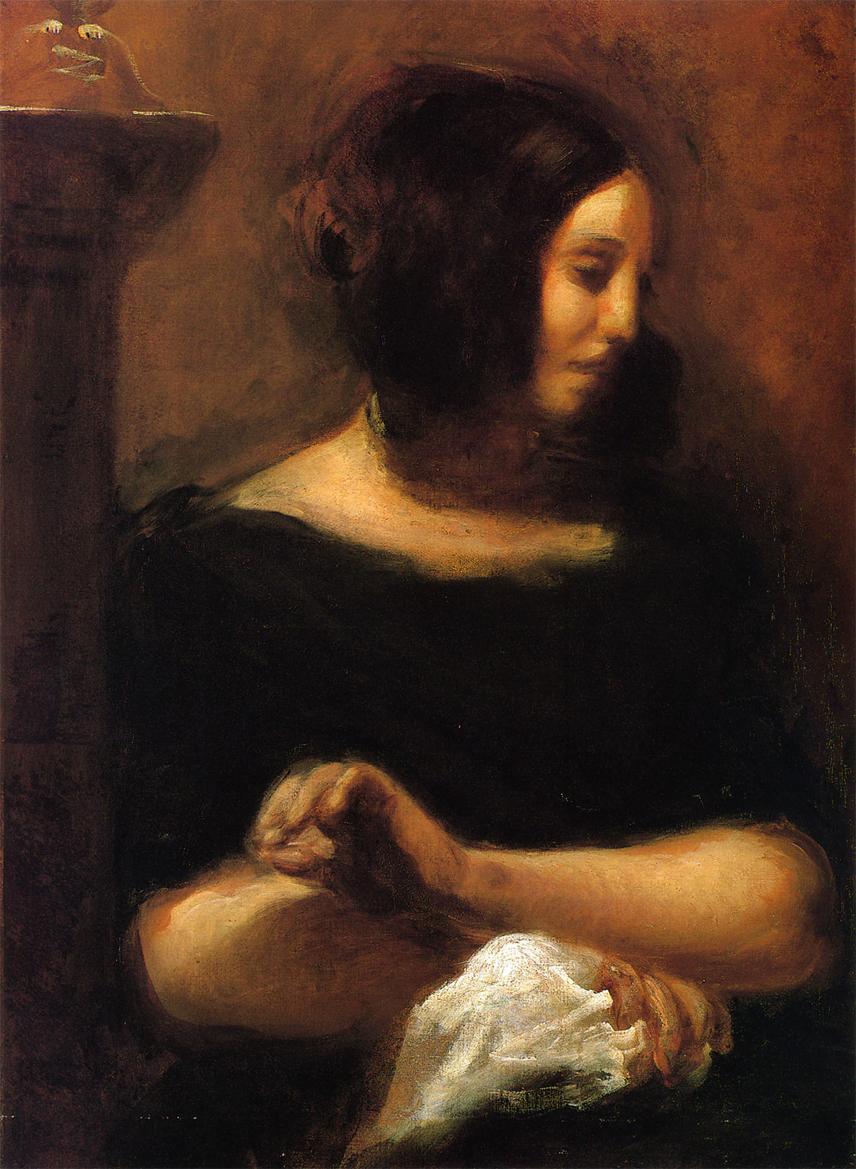 George Sand - Eugène Delacroix - Reproductions de tableaux et peintures haut de gamme