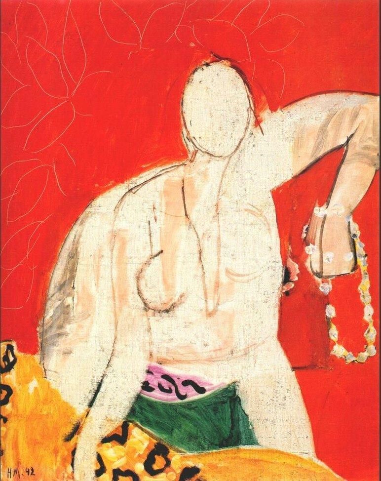 Femme avec un collier - Matisse - Reproductions de tableaux et peintures haut de gamme