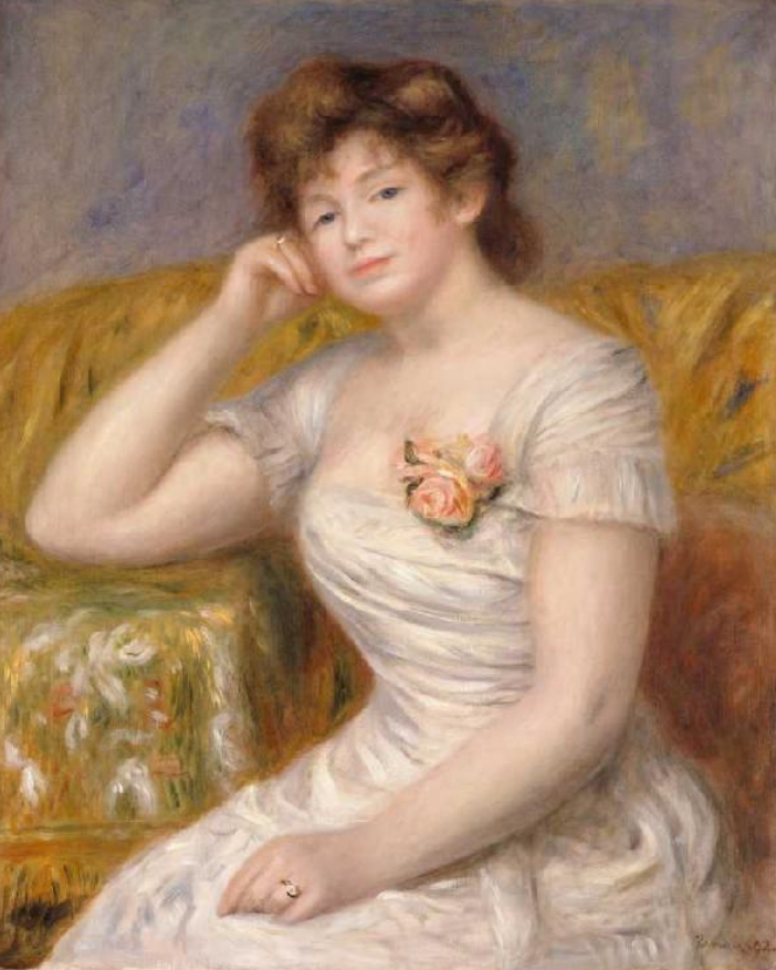 Bildnis der Mme - Pierre-Auguste Renoir - Reproductions de tableaux et peintures haut de gamme