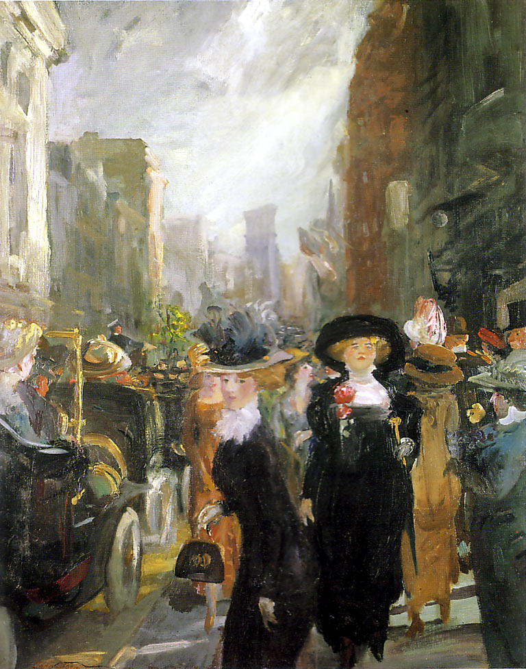 Fifth Avenue, New York - John Sloan - Reproductions de tableaux et peintures haut de gamme