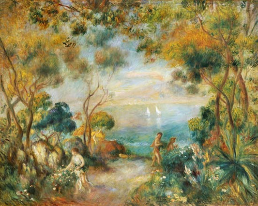 Garden at Sorrento - Pierre-Auguste Renoir - Reproductions de tableaux et peintures haut de gamme