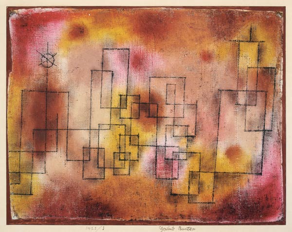 Constructions prévues - Paul Klee - Reproductions de tableaux et peintures haut de gamme