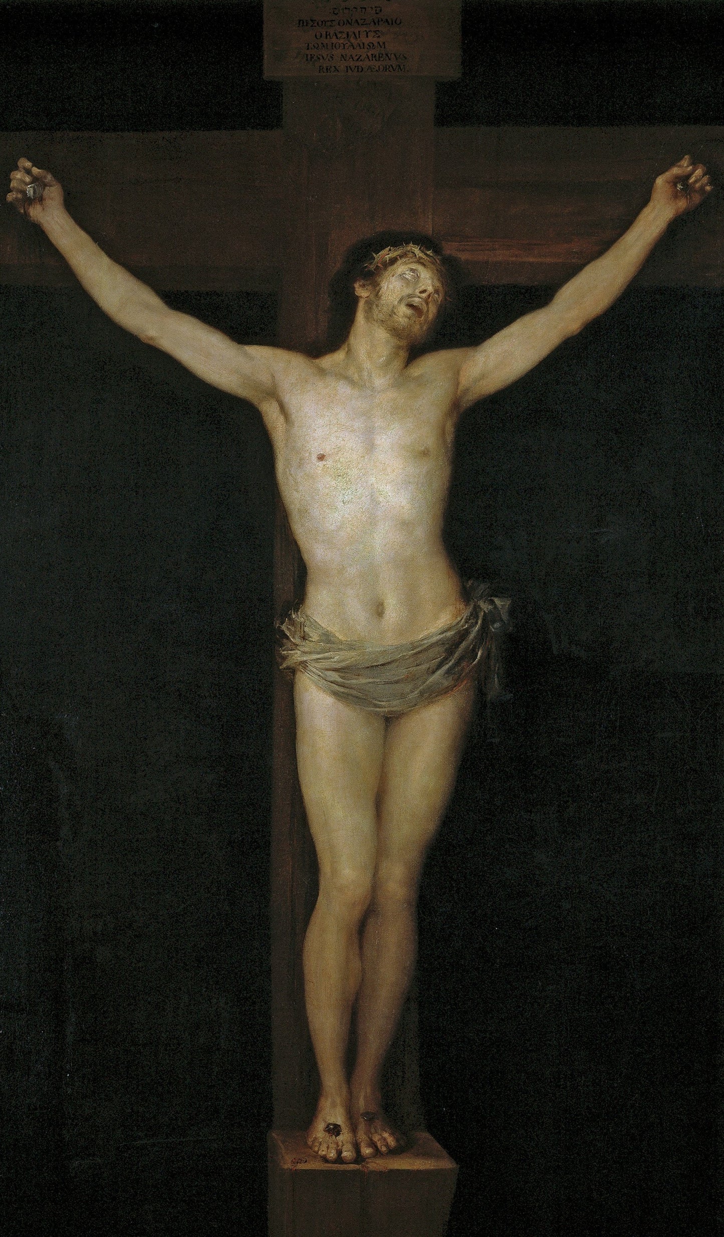 Christ crucifié - Francisco de Goya - Reproductions de tableaux et peintures haut de gamme