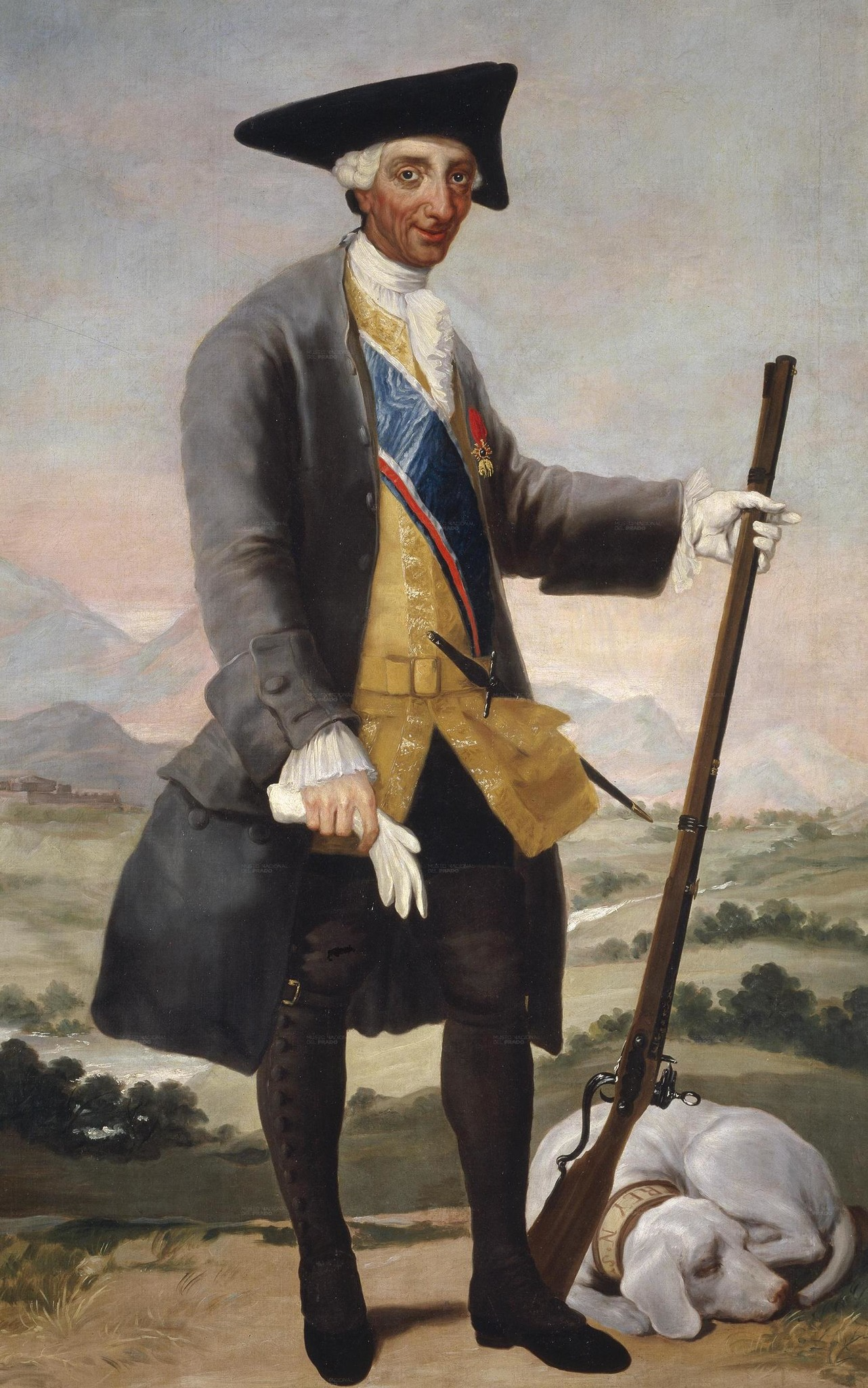 Le roi Charles III en chasseur - Francisco de Goya - Reproductions de tableaux et peintures haut de gamme