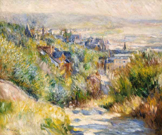 Les Hauts de Trouville - Pierre-Auguste Renoir - Reproductions de tableaux et peintures haut de gamme